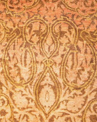 Traditional Mogul Yellow Wool Area Rug 12' 1" x 15' 4" - Solo Rugs