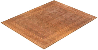 Traditional Mogul Yellow Wool Area Rug 12' 1" x 15' 4" - Solo Rugs