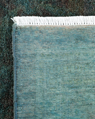 Contemporary Fine Vibrance Green Wool Area Rug 10' 3" x 14' 8" - Solo Rugs