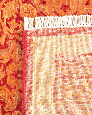 Traditional Mogul Orange Wool Runner 3' 0" x 9' 4" - Solo Rugs