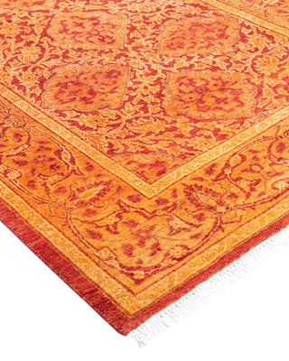 Traditional Mogul Orange Wool Runner 2' 5" x 11' 9" - Solo Rugs