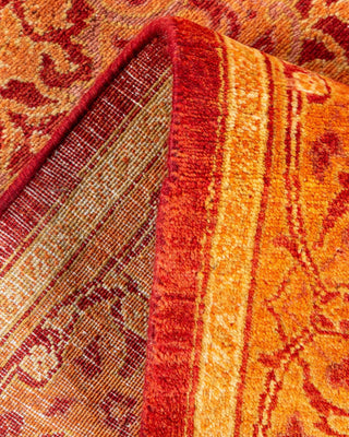 Traditional Mogul Orange Wool Runner 2' 5" x 11' 9" - Solo Rugs
