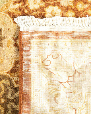 Traditional Mogul Yellow Wool Runner 2' 6" x 10' 3" - Solo Rugs