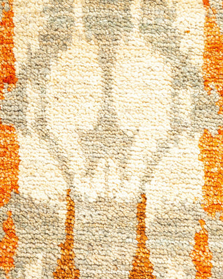 Contemporary Modern Light Gray Wool Area Rug 6' 0" x 9' 1" - Solo Rugs