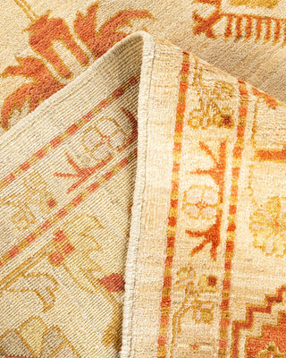 Contemporary Eclectic Ivory Wool Area Rug 9' 0" x 12' 0" - Solo Rugs