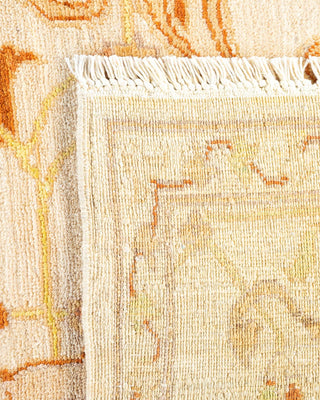 Contemporary Eclectic Ivory Wool Area Rug 8' 3" x 9' 10" - Solo Rugs