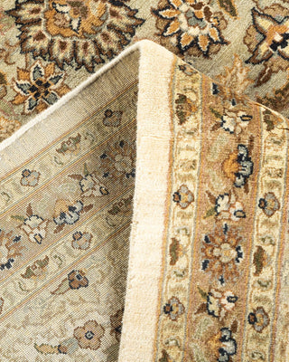 Traditional Mogul Ivory Wool Area Rug 9' 3" x 12' 2" - Solo Rugs