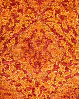 Traditional Mogul Orange Wool Runner 2' 5" x 9' 5" - Solo Rugs