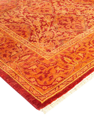 Traditional Mogul Orange Wool Runner 2' 8" x 19' 1" - Solo Rugs