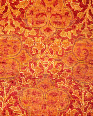 Traditional Mogul Orange Wool Runner 2' 8" x 19' 1" - Solo Rugs
