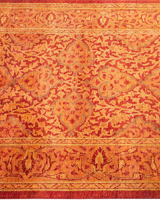 Traditional Mogul Orange Wool Runner 2' 8" x 19' 1" - Solo Rugs