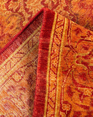 Traditional Mogul Orange Wool Runner 2' 8" x 19' 1" - Solo Rugs