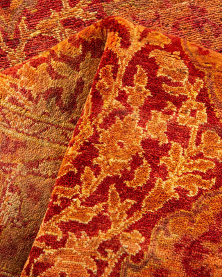 Traditional Mogul Orange Wool Runner 2' 8" x 19' 1" - Solo Rugs