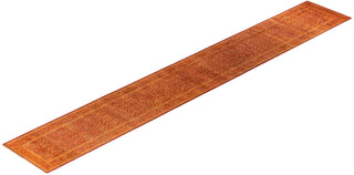 Traditional Mogul Orange Wool Runner 2' 8" x 19' 1" - Solo Rugs