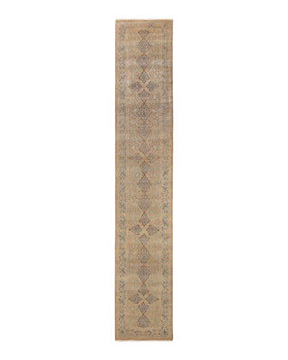 Traditional Mogul Brown Wool Runner 2' 8" x 15' 10" - Solo Rugs