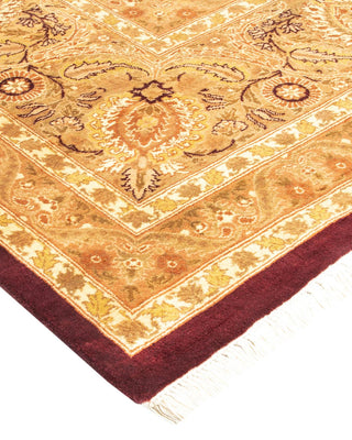 Traditional Mogul Red Wool Area Rug 8' 2" x 10' 1" - Solo Rugs