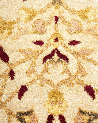 Traditional Mogul Ivory Wool Area Rug 8' 1" x 10' 2" - Solo Rugs