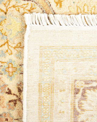 Traditional Mogul Ivory Wool Area Rug 5' 8" x 8' 3" - Solo Rugs
