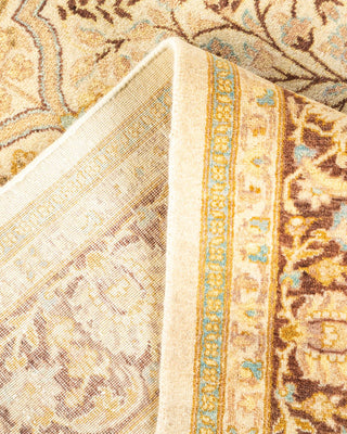 Traditional Mogul Ivory Wool Area Rug 5' 8" x 8' 3" - Solo Rugs