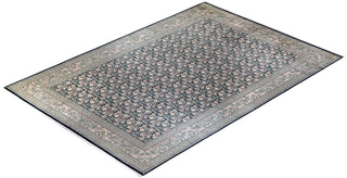 Traditional Mogul Black Wool Area Rug 12' 2" x 17' 5" - Solo Rugs