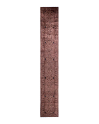 Contemporary Fine Vibrance Beige Wool Runner 2' 6" x 15' 8" - Solo Rugs
