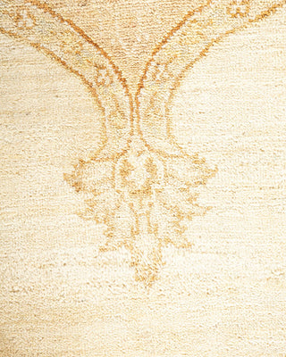 Traditional Mogul Ivory Wool Area Rug 8' 0" x 10' 1" - Solo Rugs
