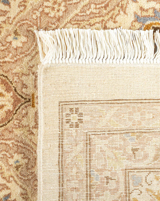 Traditional Mogul Ivory Wool Area Rug 9' 2" x 12' 2" - Solo Rugs
