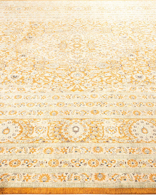 Traditional Mogul Brown Wool Runner 9' 7" x 18' 5" - Solo Rugs