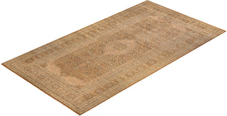 Traditional Mogul Brown Wool Runner 9' 7" x 18' 5" - Solo Rugs
