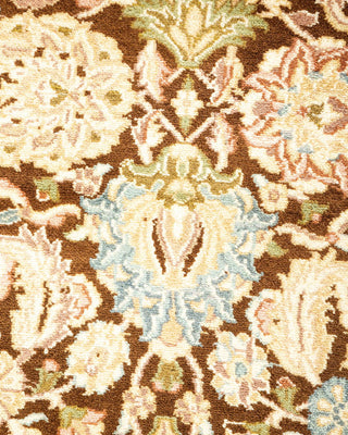 Traditional Mogul Brown Wool Area Rug 8' 1" x 10' 2" - Solo Rugs