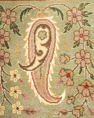 Traditional Mogul Ivory Wool Area Rug 8' 2" x 10' 5" - Solo Rugs
