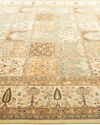 Traditional Mogul Ivory Wool Area Rug 8' 2" x 10' 5" - Solo Rugs