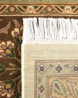 Traditional Mogul Ivory Wool Area Rug 8' 2" x 10' 5" - Solo Rugs