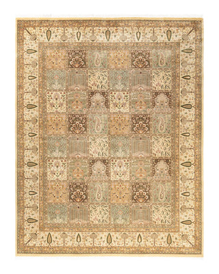 Traditional Mogul Ivory Wool Area Rug 8' 2" x 10' 5" - Solo Rugs