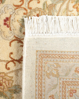 Traditional Mogul Ivory Wool Area Rug 8' 3" x 10' 5" - Solo Rugs