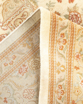 Traditional Mogul Ivory Wool Area Rug 8' 3" x 10' 5" - Solo Rugs