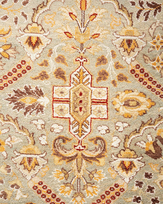 Traditional Mogul Ivory Wool Area Rug 8' 1" x 10' 3" - Solo Rugs