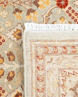 Traditional Mogul Ivory Wool Area Rug 8' 1" x 10' 3" - Solo Rugs