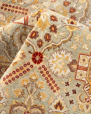 Traditional Mogul Ivory Wool Area Rug 8' 1" x 10' 3" - Solo Rugs