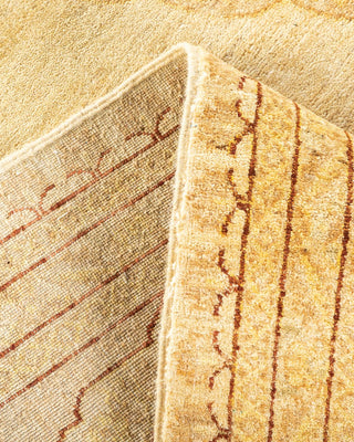 Contemporary Eclectic Ivory Wool Area Rug 8' 1" x 10' 4" - Solo Rugs