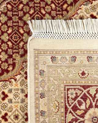 Traditional Mogul Ivory Wool Area Rug 8' 1" x 10' 2" - Solo Rugs