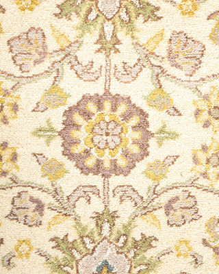 Traditional Mogul Ivory Wool Area Rug 8' 3" x 10' 7" - Solo Rugs