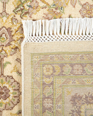 Traditional Mogul Ivory Wool Area Rug 8' 3" x 10' 7" - Solo Rugs