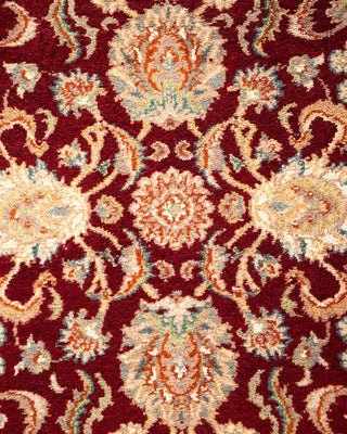 Traditional Mogul Red Wool Area Rug 5' 9" x 8' 3" - Solo Rugs