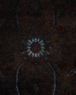 Contemporary Fine Vibrance Gray Wool Area Rug 4' 7" x 6' 7" - Solo Rugs