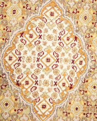 Traditional Mogul Red Wool Area Rug 8' 2" x 11' 2" - Solo Rugs