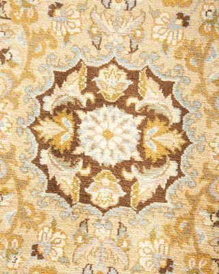 Traditional Mogul Brown Wool Area Rug 8' 1" x 10' 4" - Solo Rugs
