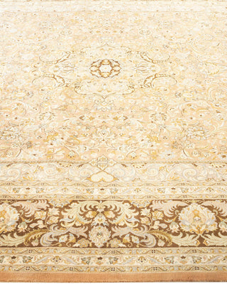 Traditional Mogul Brown Wool Area Rug 8' 1" x 10' 4" - Solo Rugs