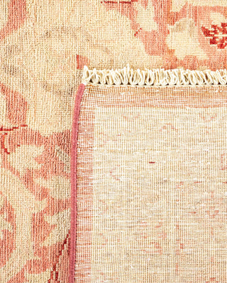 Contemporary Eclectic Pink Wool Area Rug 9' 0" x 11' 9" - Solo Rugs