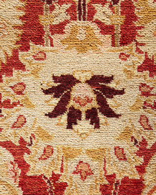 Contemporary Eclectic Orange Wool Area Rug 8' 10" x 12' 0" - Solo Rugs